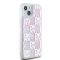 DKNY DKNY Mobilskal till iPhone 14 Liquid Glitter Multi Logo - Rosa