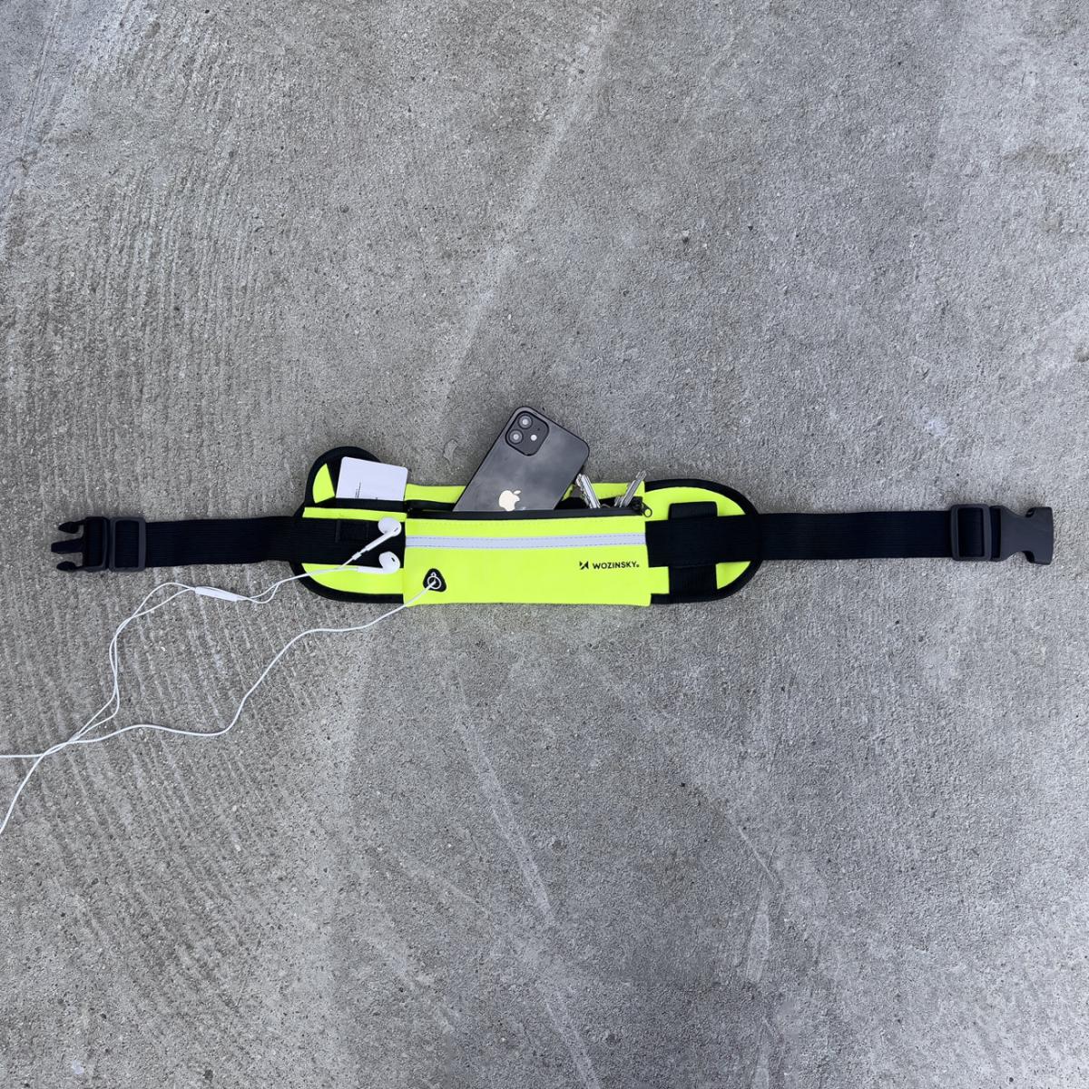 Wozinsky Wozinsky expanderbart löparbälte/Waistband - Svart