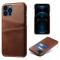 OEM Retro Mobilskal med Kortplatser iPhone 13 Pro Max - Brun