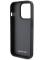 Mercedes AMG iPhone 15 Pro Mobilskal Läder Debossed Lines - Svart