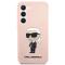 KARL LAGERFELD Karl Lagerfeld Mobilskal till Galaxy S23 Plus Silikon Ikonik - Rosa