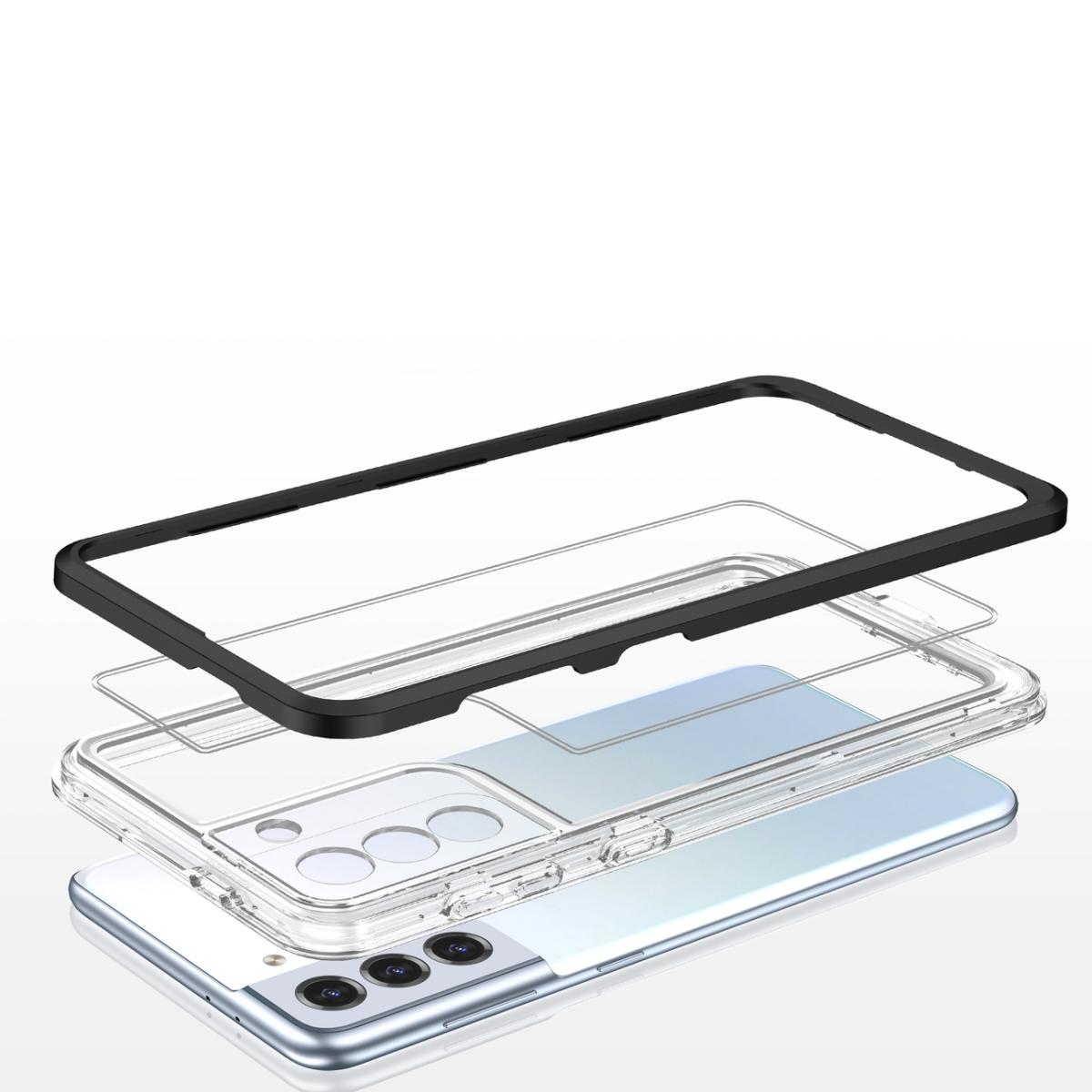 OEM Galaxy S23 Skal Clear 3in1 - Svart