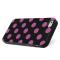 OEM FlexiCase Skal till Apple iPhone 5/5S/SE - Polkadots (Svart/LIla)