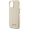Guess Guess Mobilskal till iPhone 15 Glitter Glossy Script - Guld