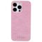 Guess Guess iPhone 15 Pro Max Mobilskal Leather Stamped - Rosa