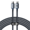 BASEUS Baseus USB-C till USB-C Kabel 100W 2m - Svart