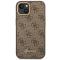 Guess GUESS iPhone 14 Skal Vintage Gold Logo - Brun