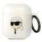 KARL LAGERFELD KARL LAGERFELD AirPods 1/2 Skal Karl`s Head - Clear