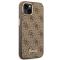 Guess GUESS iPhone 14 Skal Vintage Gold Logo - Brun