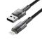 Tech-Protect Tech-Protect USB-A till Lightning kabel Ultraboost 2m - Grå