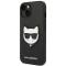 KARL LAGERFELD Karl Lagerfeld iPhone 14 Plus Skal Saffiano Choupette Head Patch - Svart