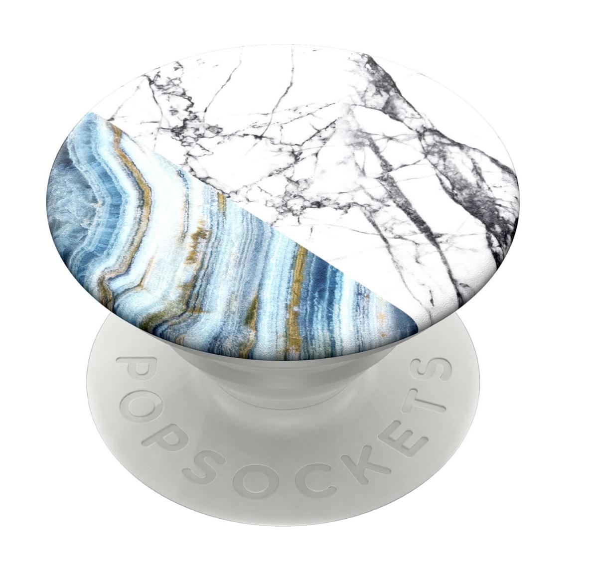 PopSockets POPSOCKETS Aegean Marble Avtagbart Grip med Ställfunktion