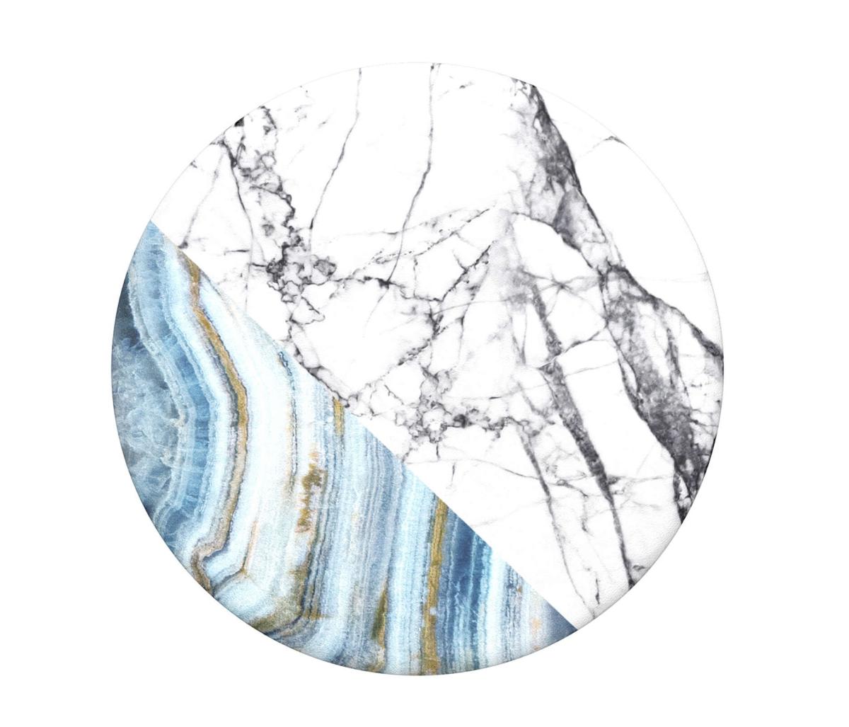 PopSockets POPSOCKETS Aegean Marble Avtagbart Grip med Ställfunktion