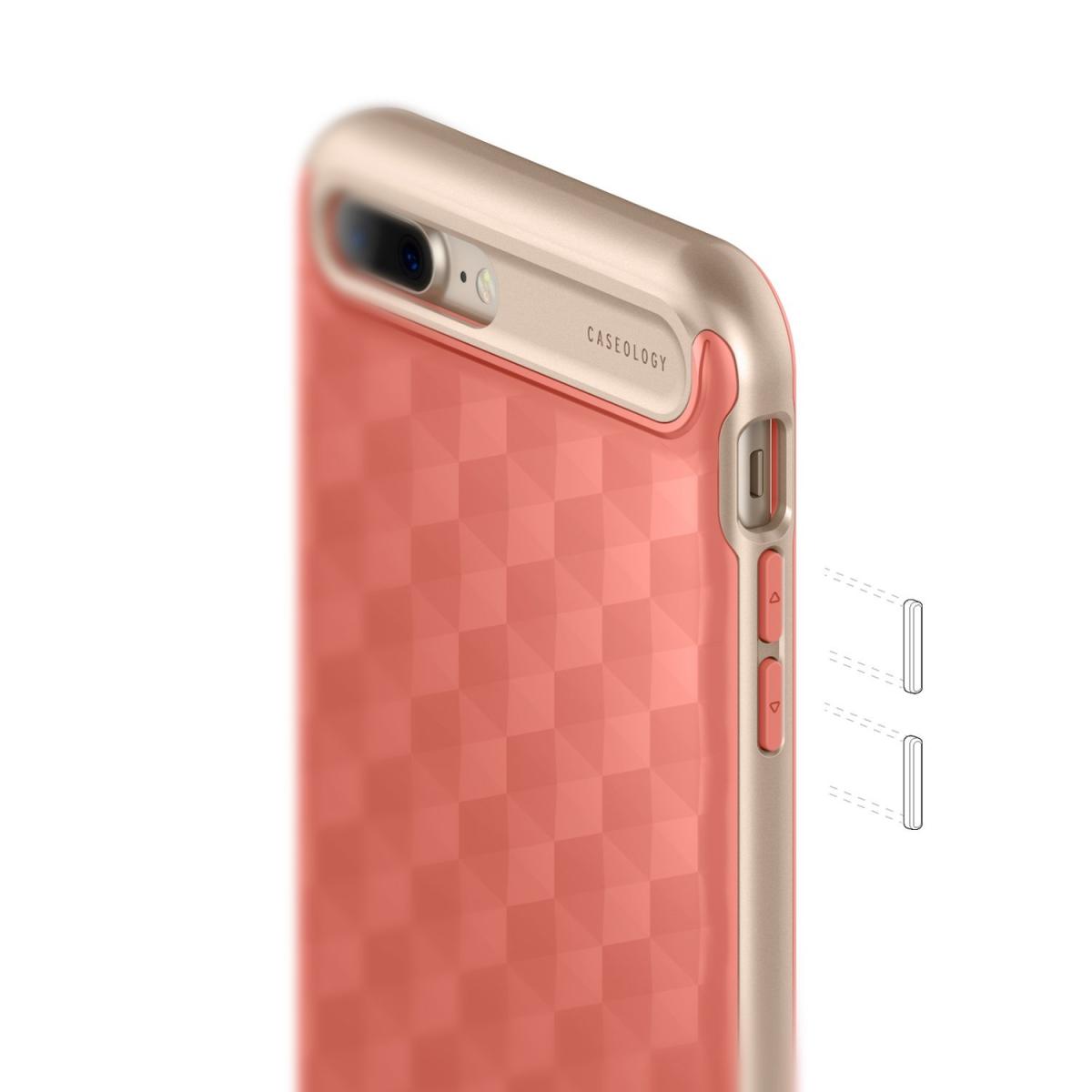Caseology Caseology Parallax Skal till iPhone 7 Plus - Rosa