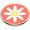 PopSockets POPSOCKETS Enamel Quaint Daisy Coral Avtagbart Grip