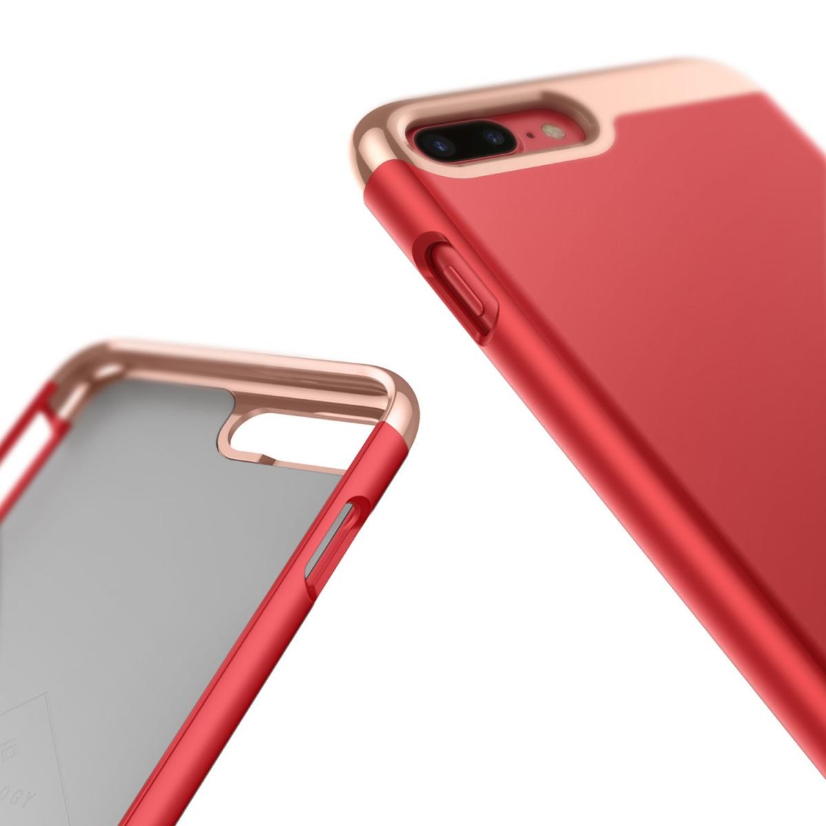 Caseology Caseology Savoy Skal till Apple iPhone 7 Plus - Röd