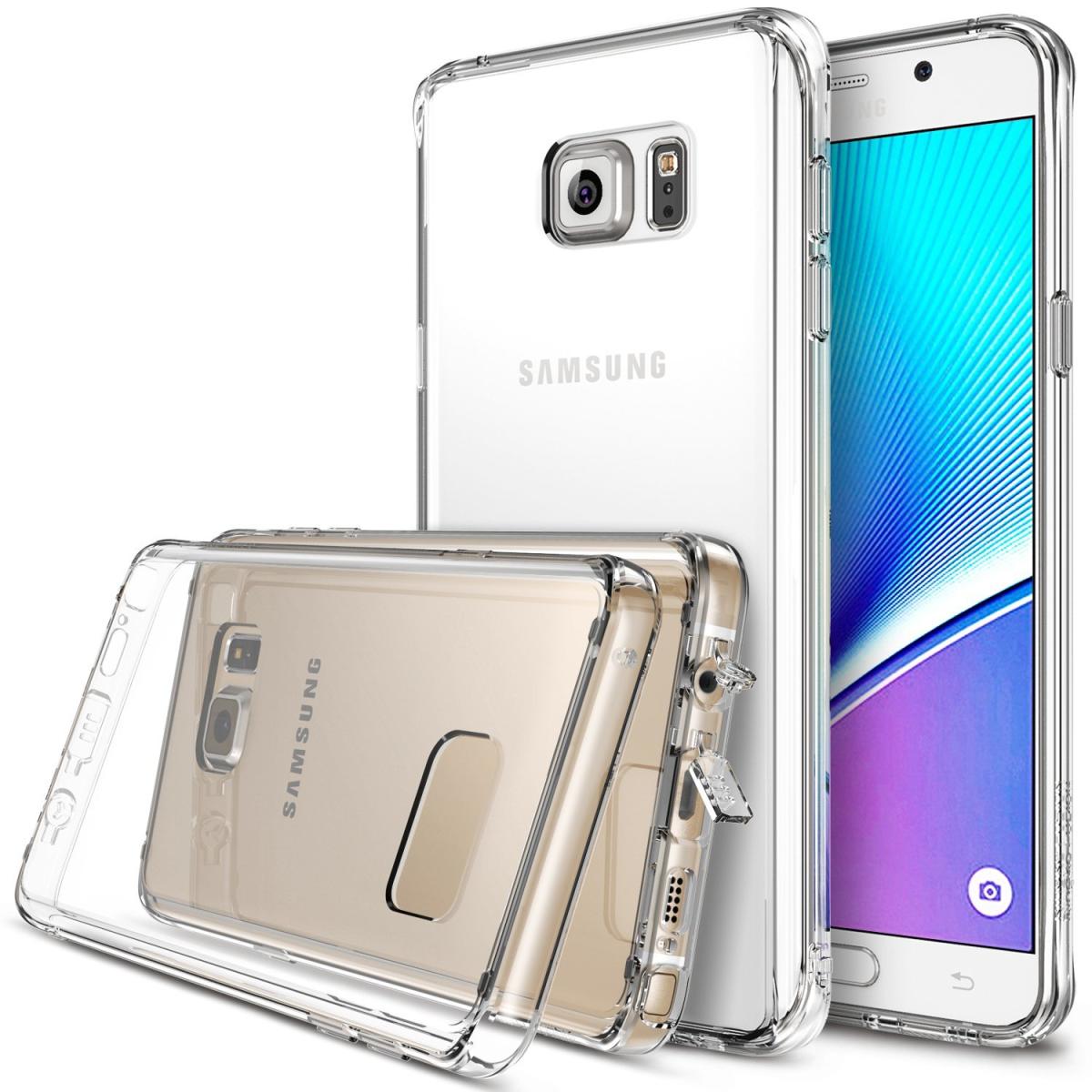 Rearth Ringke Fusion Shock Absorption Skal till Samsung Galaxy Note 5 - Crystal View