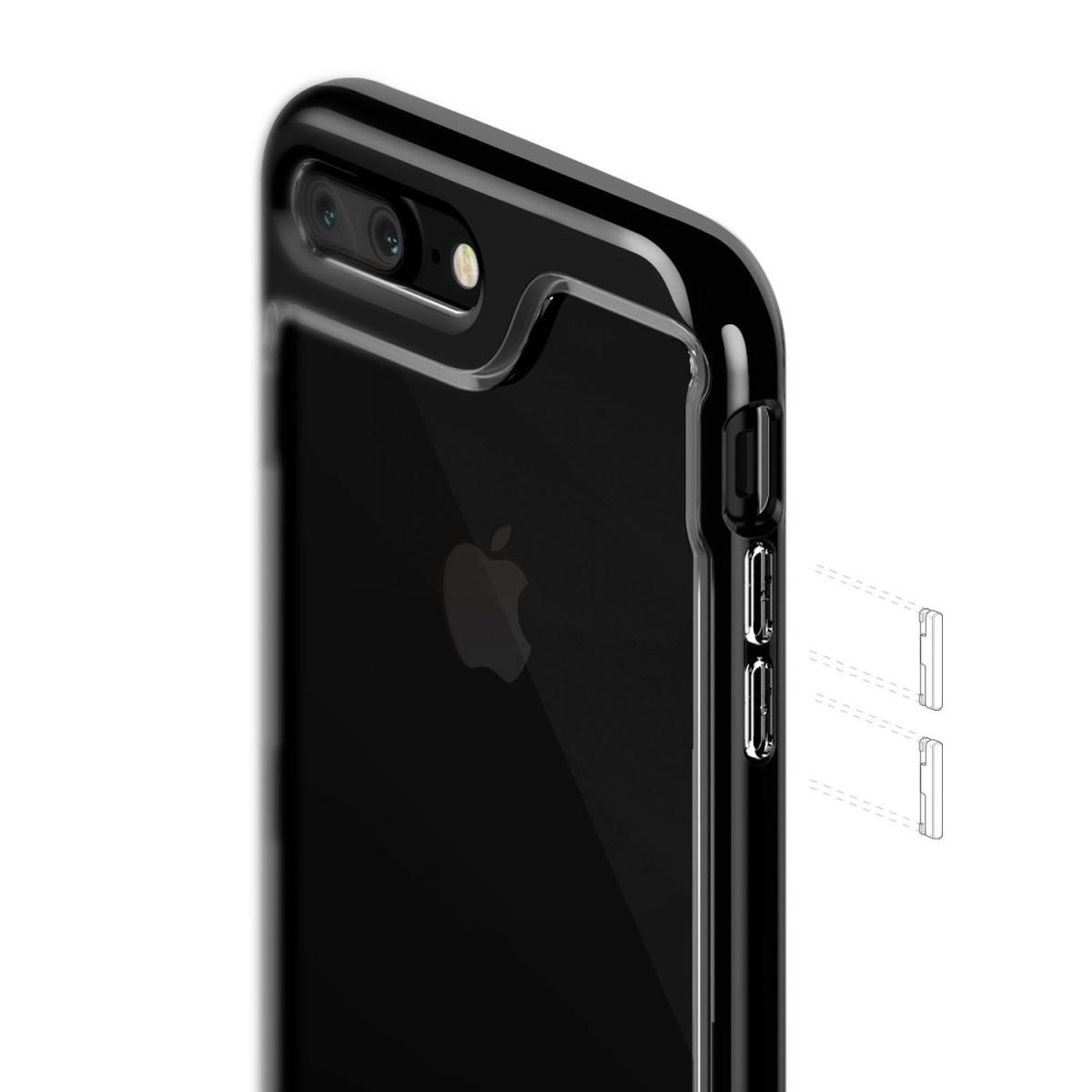 Caseology Caseology Skyfall Skal till Apple iPhone 7 Plus - Jet Black