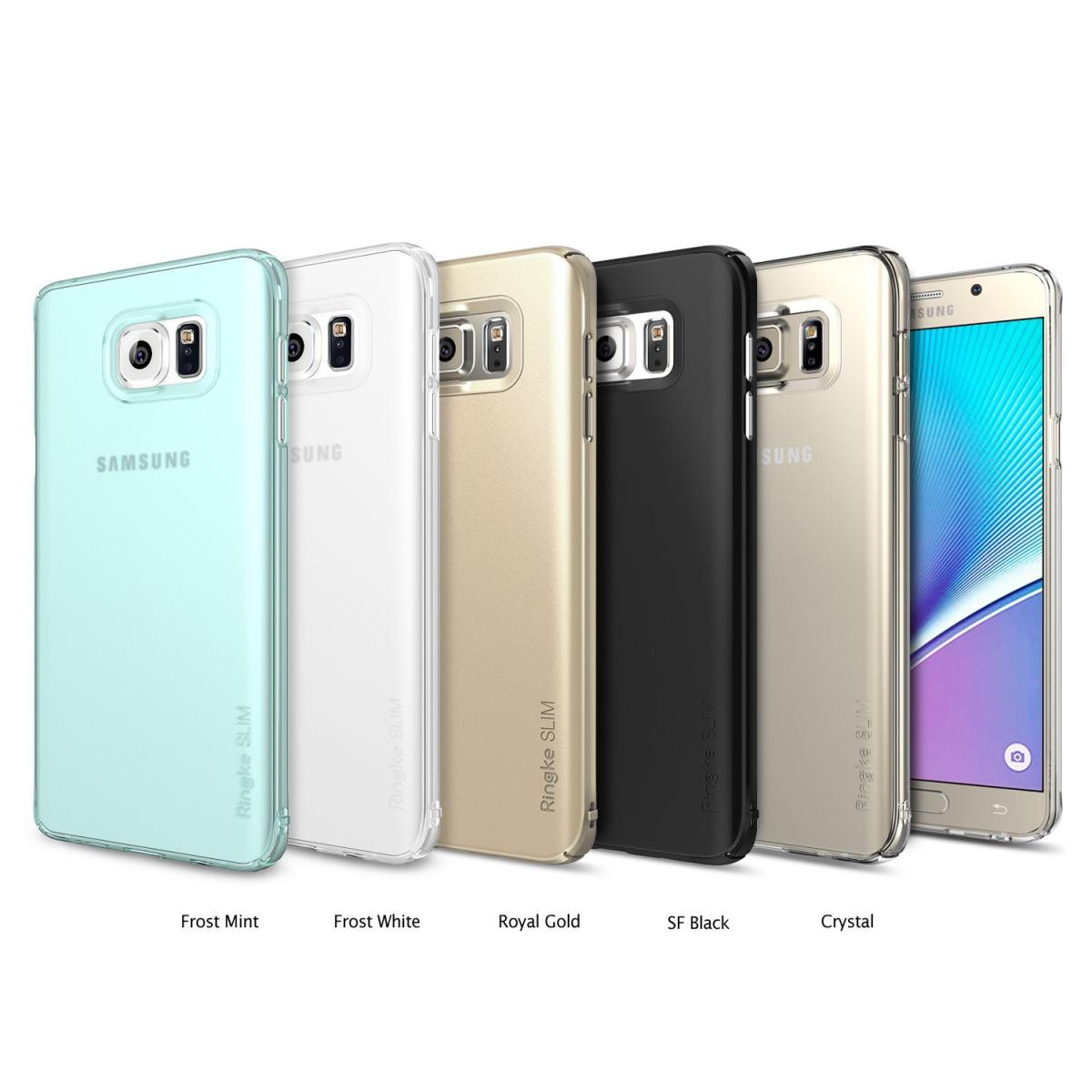 Rearth Ringke Slim Skal till Samsung Galaxy Note 5 - Svart