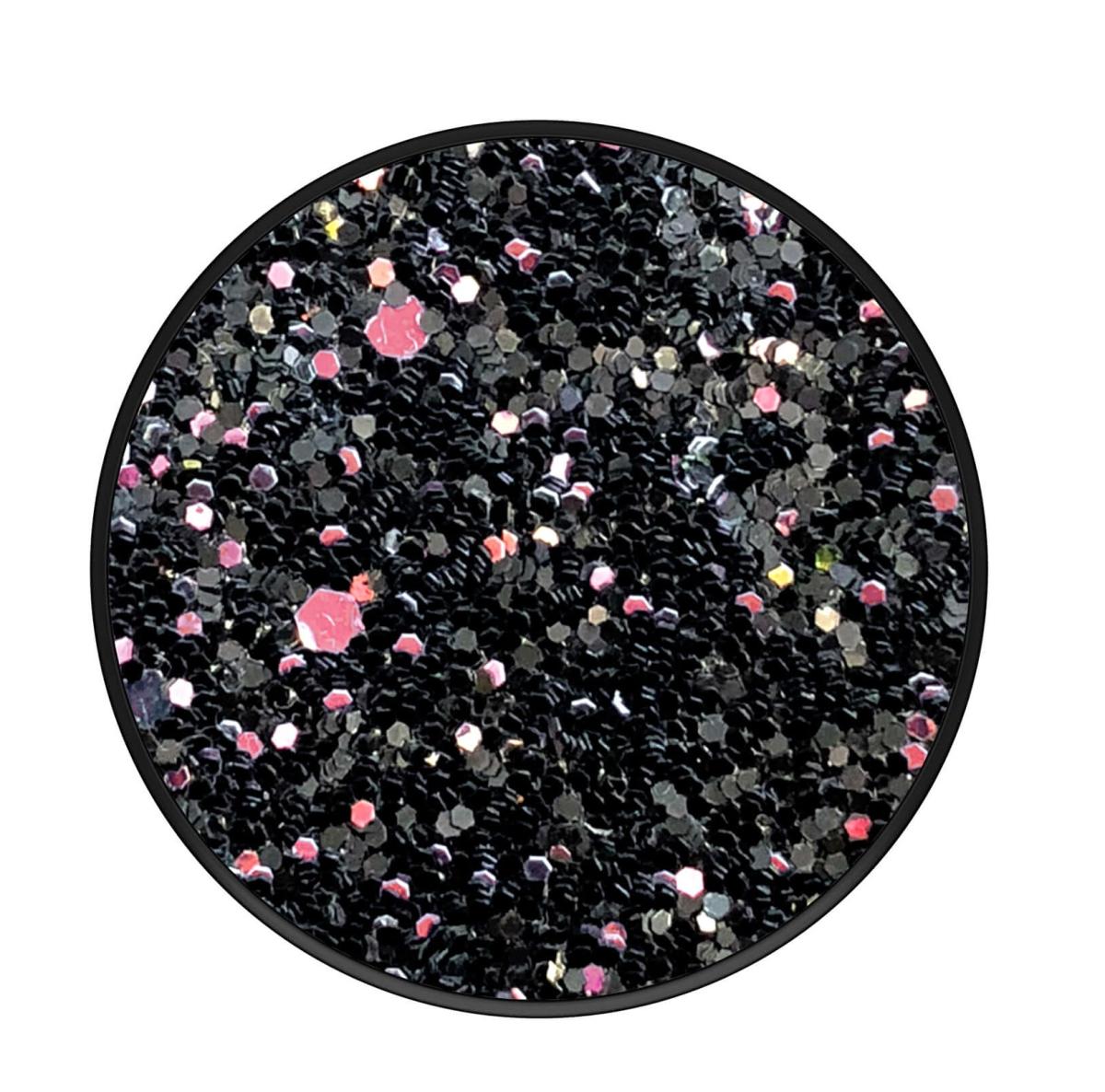 PopSockets POPSOCKETS Sparkle Black Avtagbart Grip med Ställfunktion Premium
