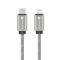 Forcell Forcell USB-C till Lightning kabel C236 1m - Silver