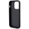 Guess Guess iPhone 15 Mobilskal Perforated Glitter Logo - Svart