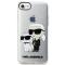 KARL LAGERFELD Karl Lagerfeld iPhone 7/8/SE 2020 Skal Gliter Karl&Choupette