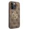Guess Guess iPhone 15 Pro Max Mobilskal Big Metall Logo - Brun