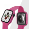 OEM 2-i-1 Skal med Hädat glas Apple Watch 7/8 (45mm) - Rosa