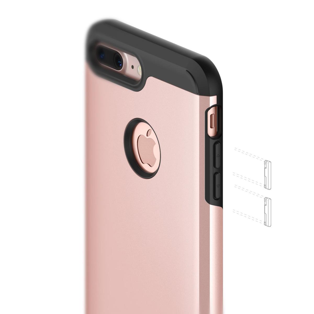 Caseology Caseology Titan Skal till iPhone 7 Plus - Rose Gold