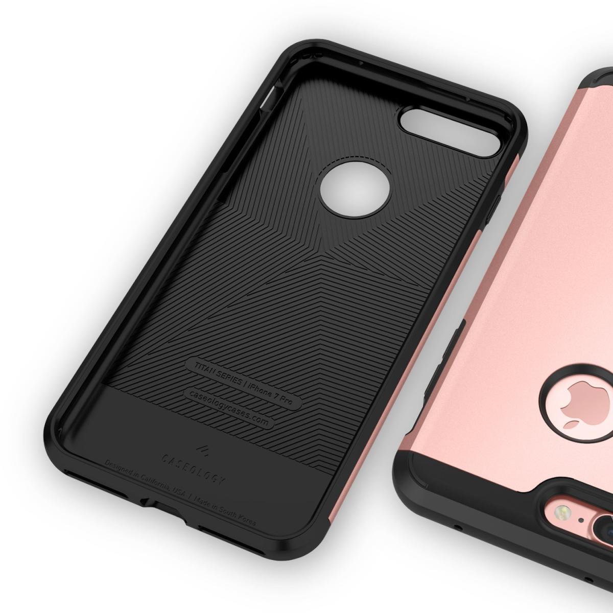 Caseology Caseology Titan Skal till iPhone 7 Plus - Rose Gold