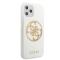 Guess Guess Glitter Circle Logo Skal iPhone 11 Pro Max - Vit