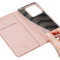 Dux Ducis DUX DUCIS Skin Pro Xiaomi Redmi Note 13 5G Plånboksfodral PU Läder - Rosa