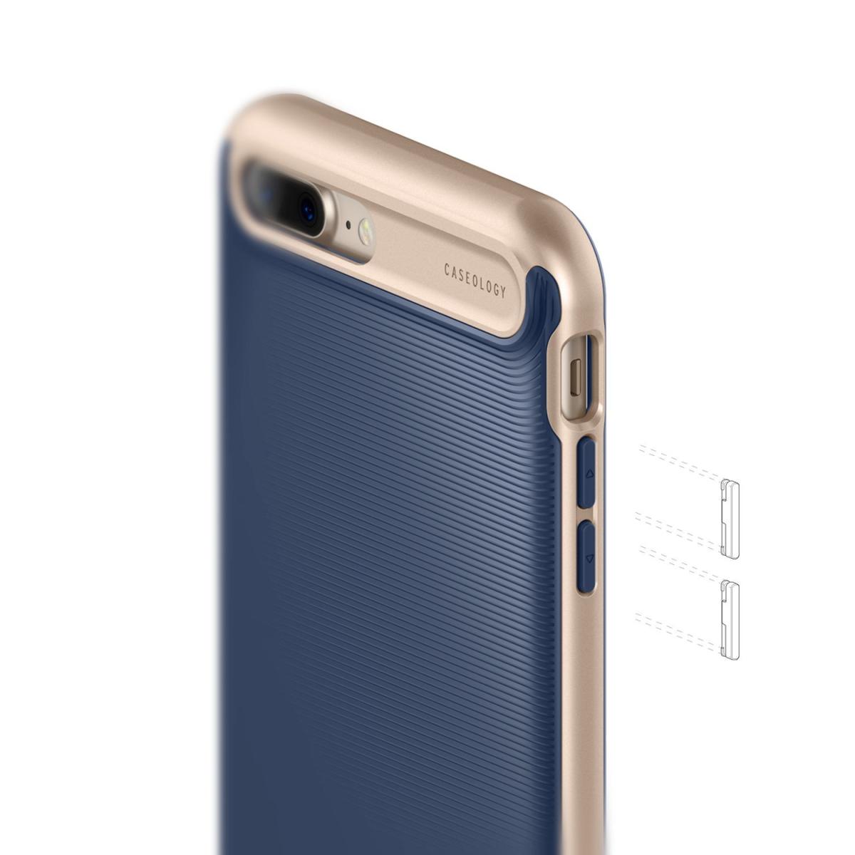 Caseology Caseology Wavelength Skal till iPhone 7 Plus - Blå