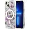 Guess Guess Mobilskal till iPhone 14 Plus MagSafe Flower - Transparent