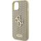 Guess Guess Mobilskal till iPhone 15 Perforated Glitter - Guld