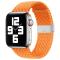 OEM Apple Watch 2/3/4/5/6/7/SE/Ultra (42/44/45/49mm) Armband Braided Tyg - Orange
