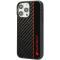 Audi Audi Mobilskal till iPhone 14 Pro Max Carbon Fiber Stripe - Svart