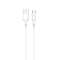 GEAR GEAR Laddkabel USB-C till USB-A kabel 2.0 2m Vit gen2 Rund