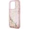 Guess Guess Mobilskal till iPhone 15 Pro Liquid Glitter Gold Stripes