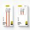 Dudao Dudao Kabel USB-A Till Lightning (1m) Angled - Orange
