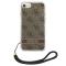 Guess Guess iPhone 7/8/SE (2020/2022) Skal Print Strap - Brun