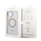 Guess GUESS iPhone 14 Skal MagSafe Gold Outline Translucent - Lila