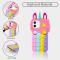 Fidget Toys Unicorn Pop it fidget skal till iPhone 7/8/SE 2020/ SE 2022 - Rosa