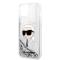 KARL LAGERFELD Karl Lagerfeld iPhone 14 Plus Skal Glitter Karl Head - Silver