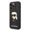 KARL LAGERFELD Karl Lagerfeld iPhone 14 Pro Max Skal Silicone Ikonik - Svart