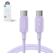 Joyroom Joyroom USB-C till USB-C kabel 100W 1.2m - Lila