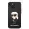 KARL LAGERFELD Karl Lagerfeld iPhone 14 Plus Skal Magsafe Ikonik Silicone - Svart