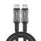 Acefast Acefast USB-C till USB-C kabel 1m PD240W - Svart