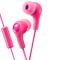 JVC JVC Hörlurar FX7M Gumy Plus In-Ear Mic - Rosa